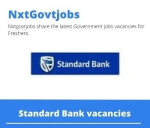Standard Bank Executive Financial Planner Vacancies in Mbombela 2022
