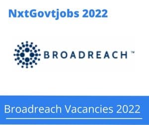 BroadReach Community Lay Counsellor Vacancies in Witbank – Deadline 22 Feb 2024 Fresh Released