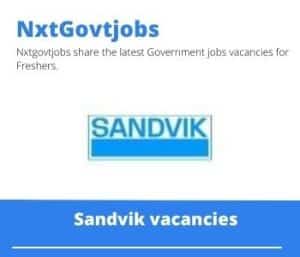 Sandvik Sales Manager Vacancies in Secunda – Deadline 09 Feb 2024 Fresh Released