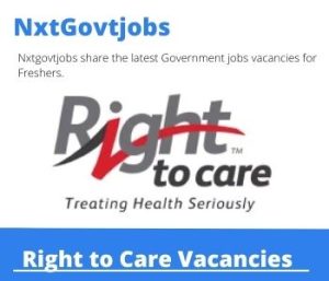 Right to Care Cleaner Vacancies in Witbank – Deadline 25 Oct 2023